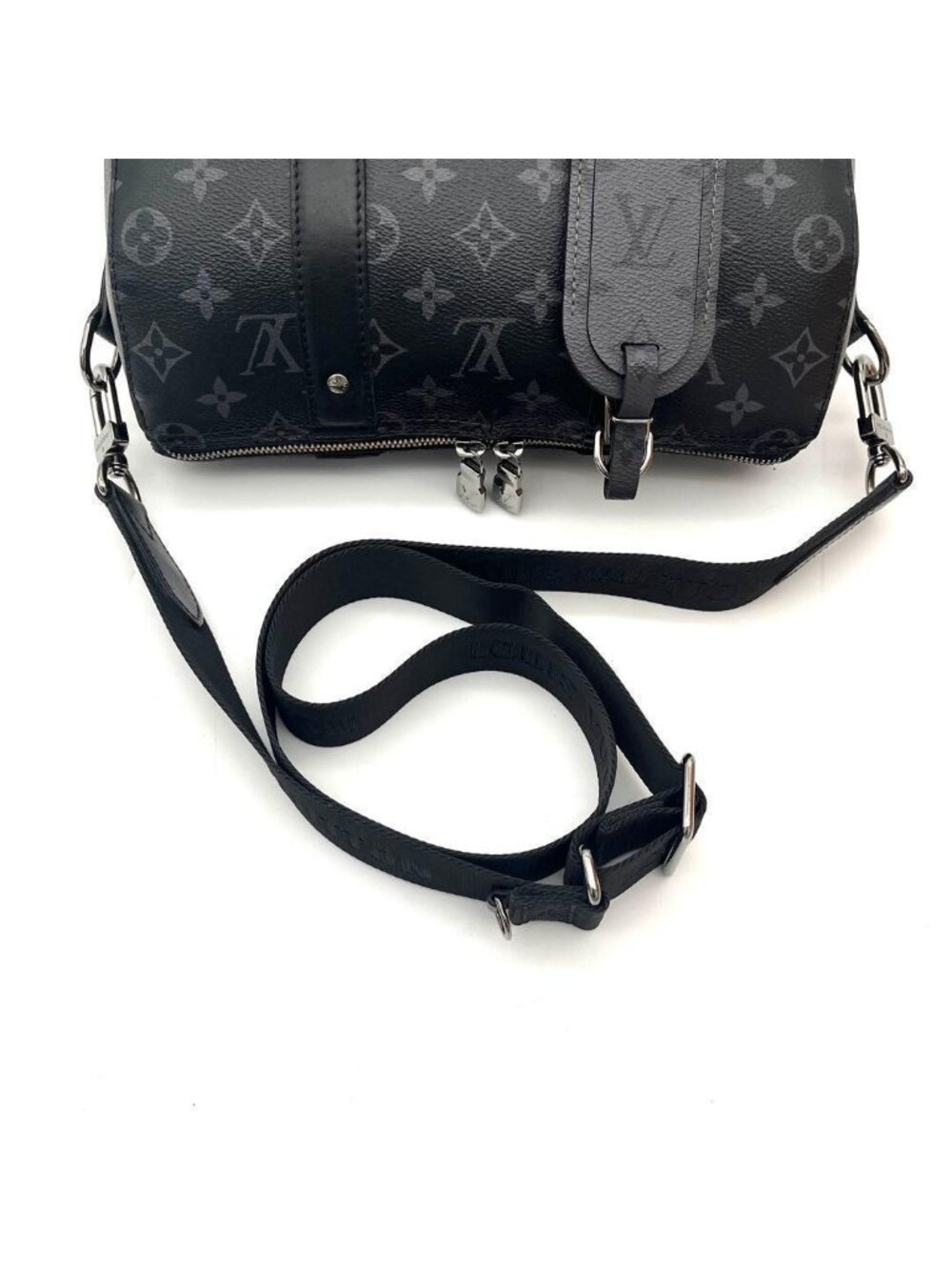 Louis Vuitton Monogram Eclipse City Keepall Shoulder Bag - Picture 7 of 10